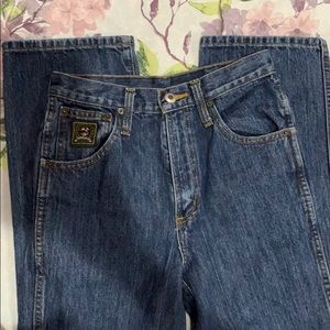High wasted Cinch boot cut jeans